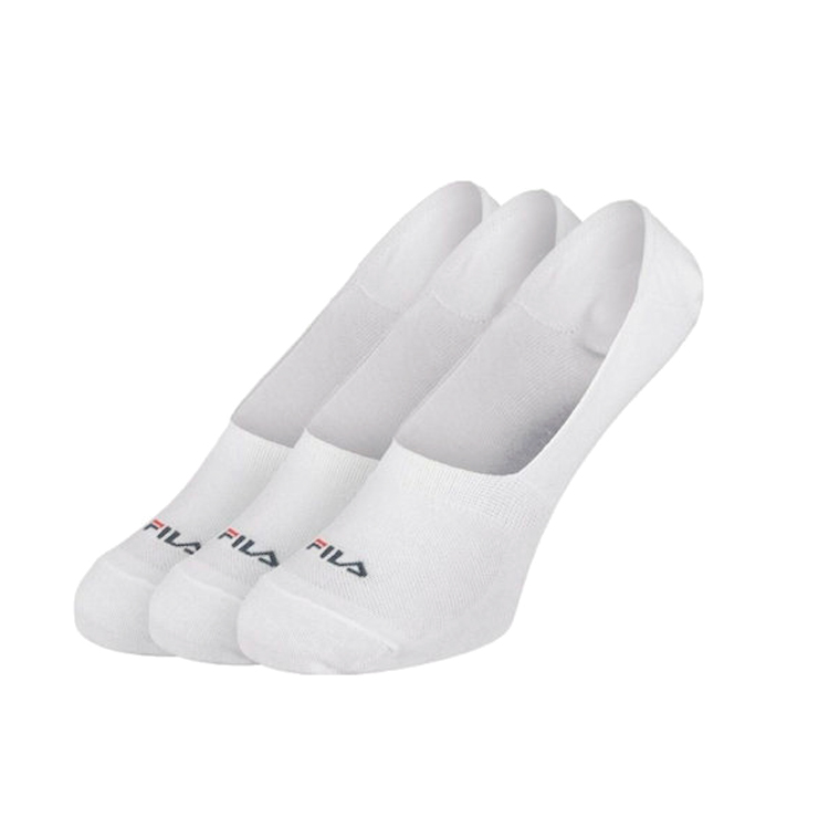 Sosete Unisex Fila UW GHOST SILICONE HEEL INSIDE 3 PACK 39-42 Alb photo 2
