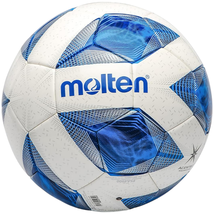 Minge fotbal Molten F5A4900 / Marimea 5 / Alb-albastru photo 1