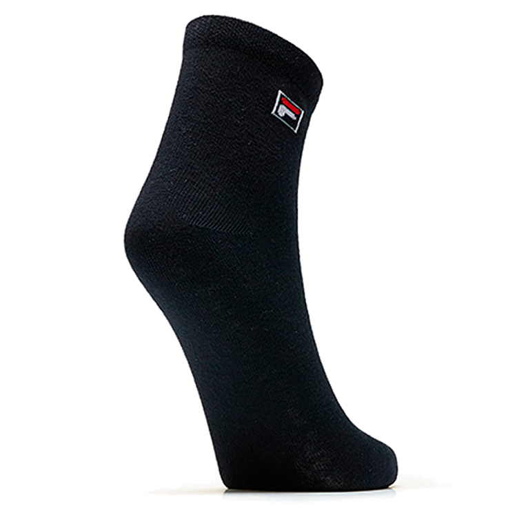 Носки Унисекс Fila QUARTER SOCKS 3 PACK 35-38 Черный photo 2