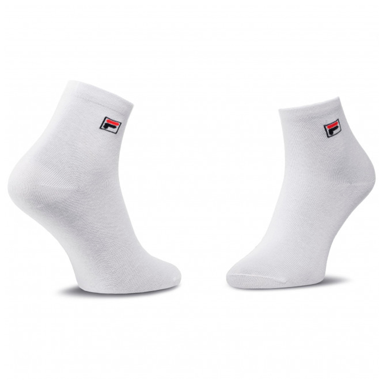 Sosete Unisex Fila QUARTER UNISEX 3 PAIRS PER PACK 35-38 Negru-alb-gri photo 3