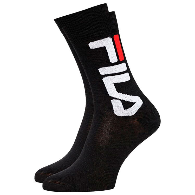 Носки Унисекс Fila UW NORMAL SOCKS URBAN 2 PACK 35-38 Черный photo 1