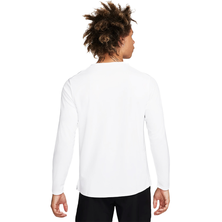 Hanorac pt bărbați Nike M NK DF UV MILER TOP LS M Alb photo 2