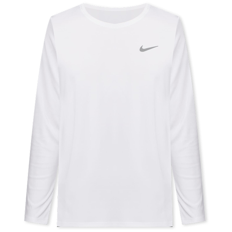 Hanorac pt bărbați Nike M NK DF UV MILER TOP LS M Alb photo 4