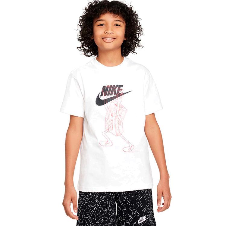 Tricou Nike K NSW TEE BOXY FA23 1 / Barbati / XS / alb photo 1