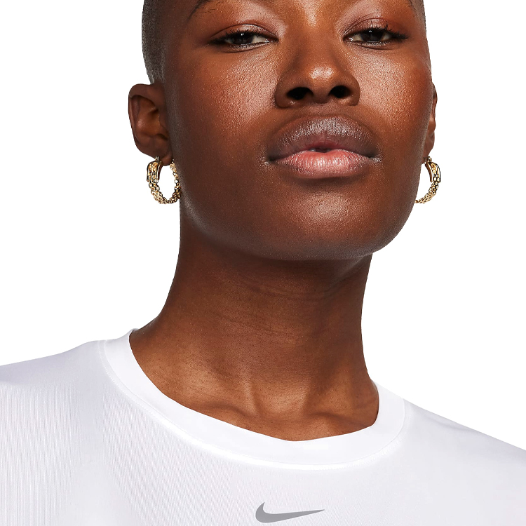 Tricou Nike W NK ONE CLASSIC DF SS TOP / Femei / L / Alb photo 4