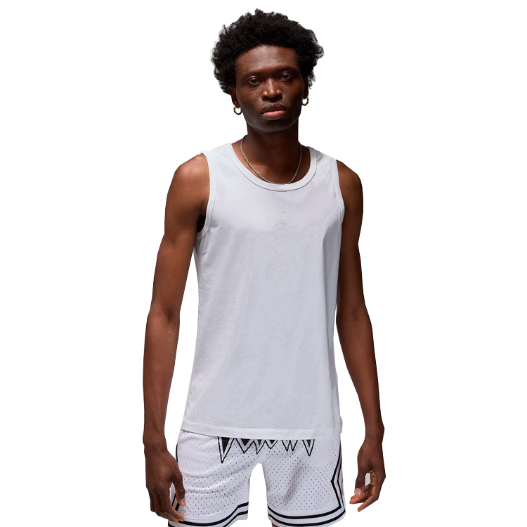 Maiou pt Barbati Nike M J FLT ESS WSH GFX TANK S Alb photo 2