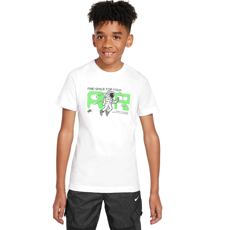Tricou Nike K NSW TEE AIR 1 / Barbati / L / Alb photo 3