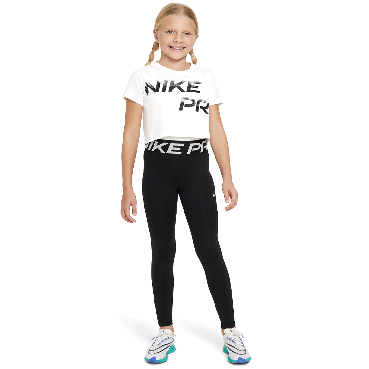 Tricou Nike G NK DFCT CROP SE+ / Femei / S / Alb photo 2