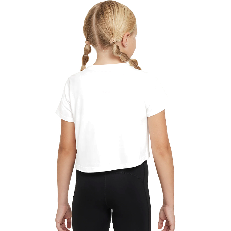 Tricou Nike G NK DFCT CROP SE+ / Femei / S / Alb photo 4