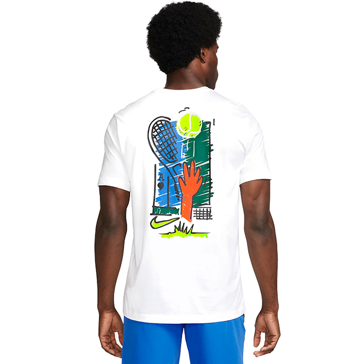 Tricou bărbătesc Nike M NKCT DF TEE OPEN SP24 2XL Alb photo 2