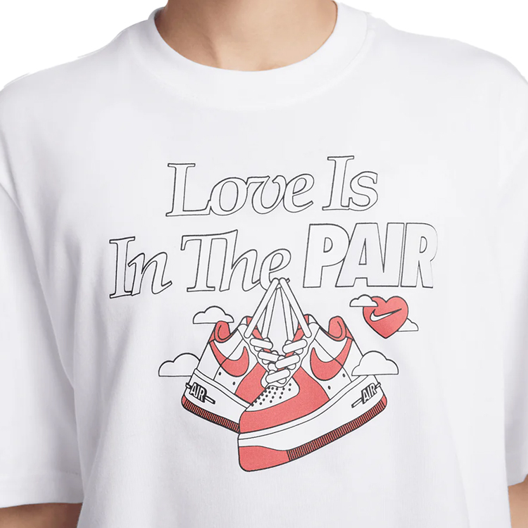 Футболка Nike W NSW TEE OC 1 BOXY VDAY L Белый Женский photo 3