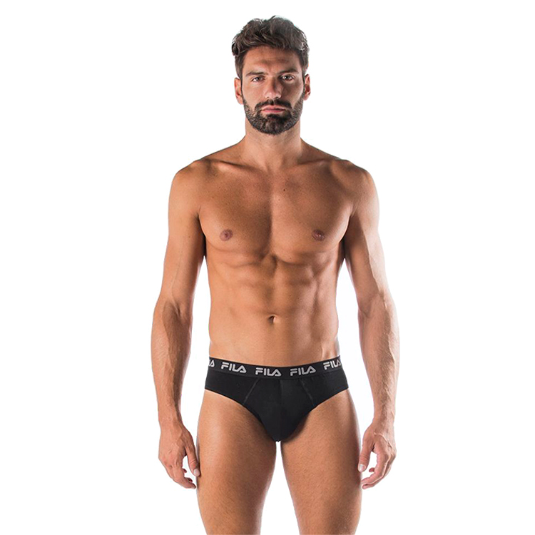 Плавки Fila UW MAN BRIEF 2 PACK L Черный Мужской photo 1