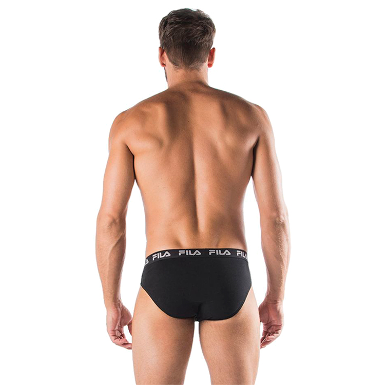 Плавки Fila UW MAN BRIEF 2 PACK L Черный Мужской photo 3