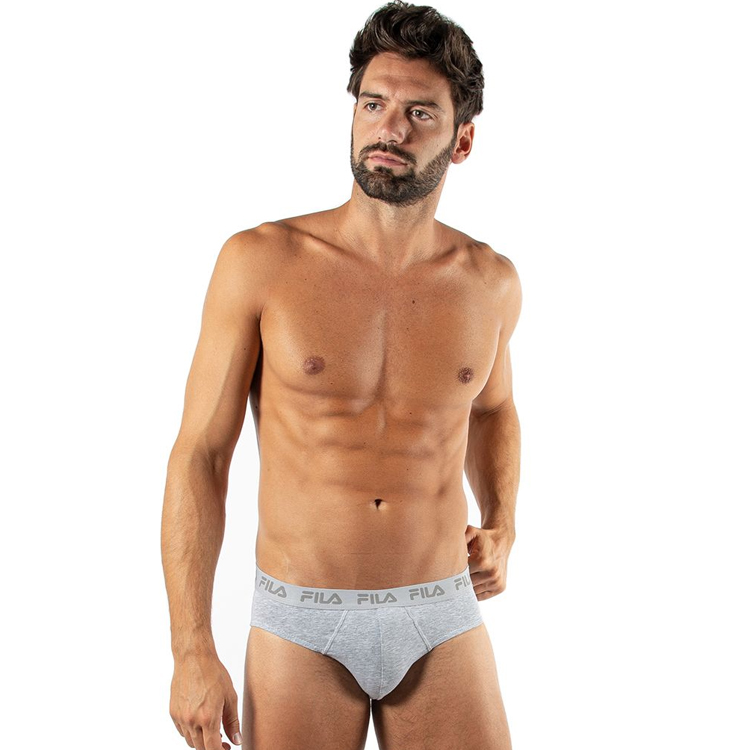 Плавки Fila UW MAN BRIEF 2 PACK L Серый Мужской photo 2