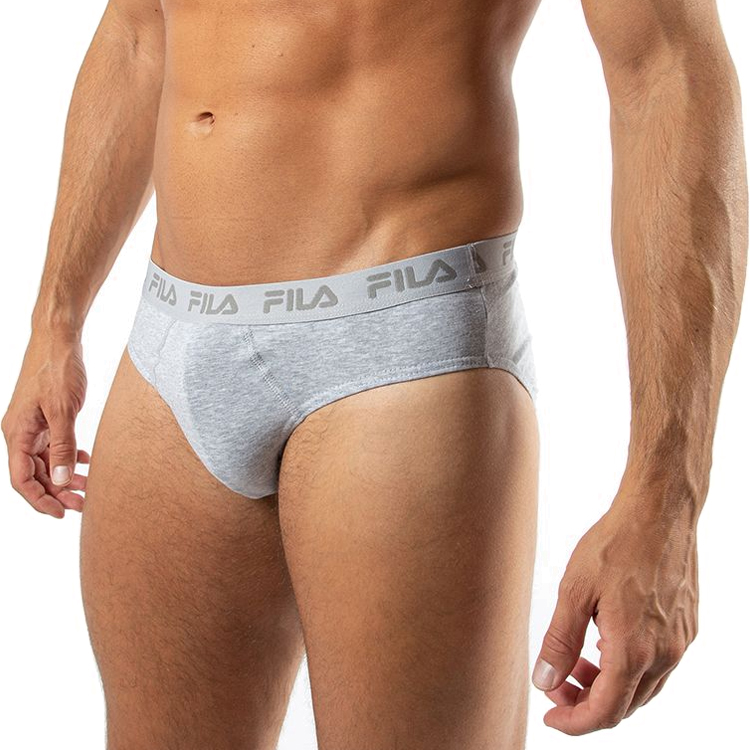 Плавки Fila UW MAN BRIEF 2 PACK L Серый Мужской photo 3