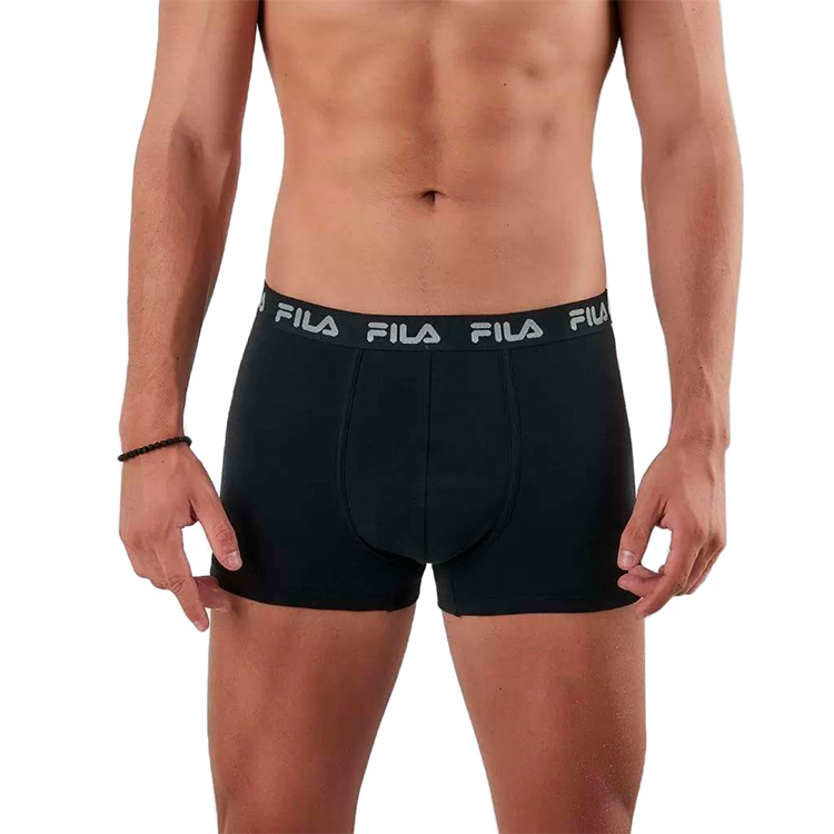 Белье Fila UW BOXER 2 PACK ELASTIC S Черный Мужской photo 1 Белье Fila UW BOXER 2 PACK ELASTIC S Черный Мужской photo 1