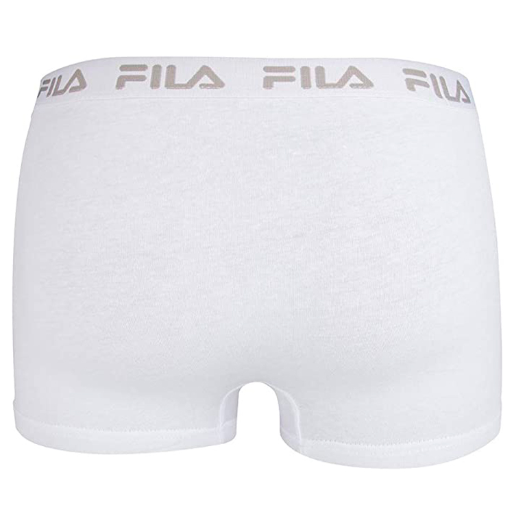 Трусы мужские боксер Fila UW MAN BOXER WITH FILA UNDERWEAR LOGO  L Белый Мужской photo 2