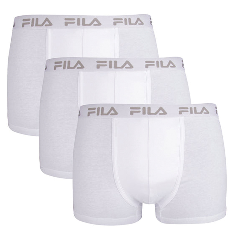Трусы мужские боксер Fila UW MAN BOXER WITH FILA UNDERWEAR LOGO  L Белый Мужской photo 3