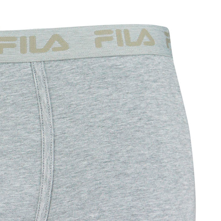 Трусы мужские боксер Fila UW MAN BOXER WITH FILA UNDERWEAR LOGO  L Серый Мужской photo 3
