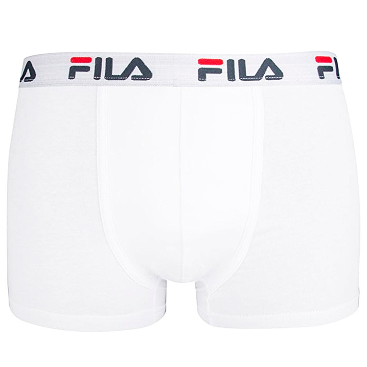 Boxeri Fila UW MAN BOXER 2 PACK ELASTIC WITH LOGO L Alb Barbati photo 2