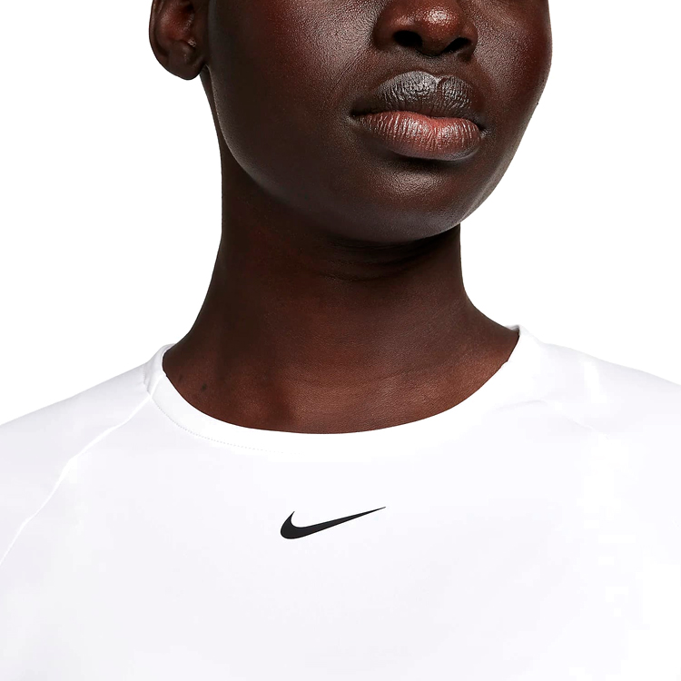 Jacheta Nike PRO DF 365 CROP LS S Alb Femei photo 5