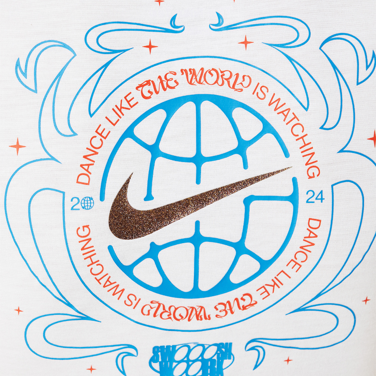 Tricou Nike W NSW TEE DANCE SS OLY XS Alb Femei photo 5