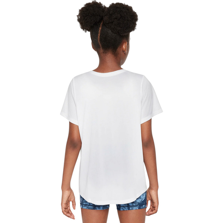 Футболка Nike G NK DF ONE STD SS TOP HBR / Женский / XS / Белый photo 4
