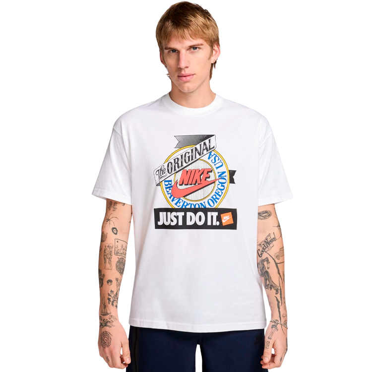 Tricou bărbătesc Nike U NSW TEE M90 TEST PRINT S Alb photo 2