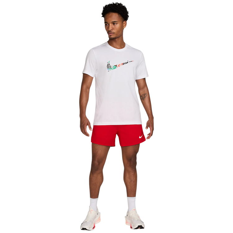 Tricou bărbătesc Nike M NK DF TEE RUN ENERGY SP25 L Alb photo 3