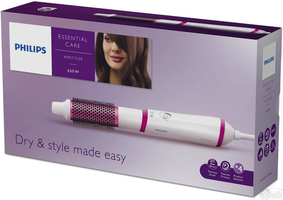 Фен-щетка Philips HP8660/00 Белый с розовым 650 Вт  photo 4