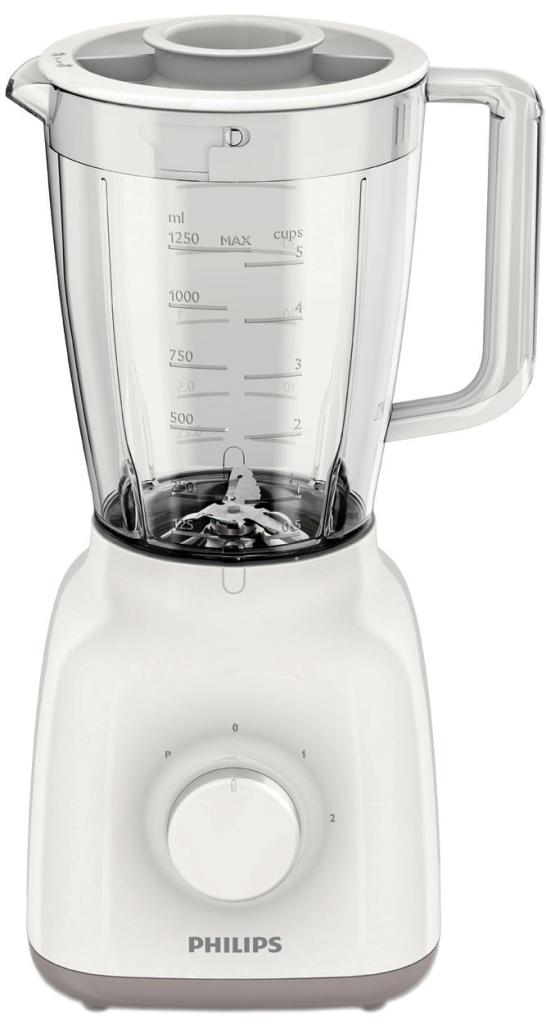 Blender Philips HR2105/00, 2 trepte viteza, Alb photo 1 Blender Philips HR2105/00, 2 trepte viteza, Alb photo 1