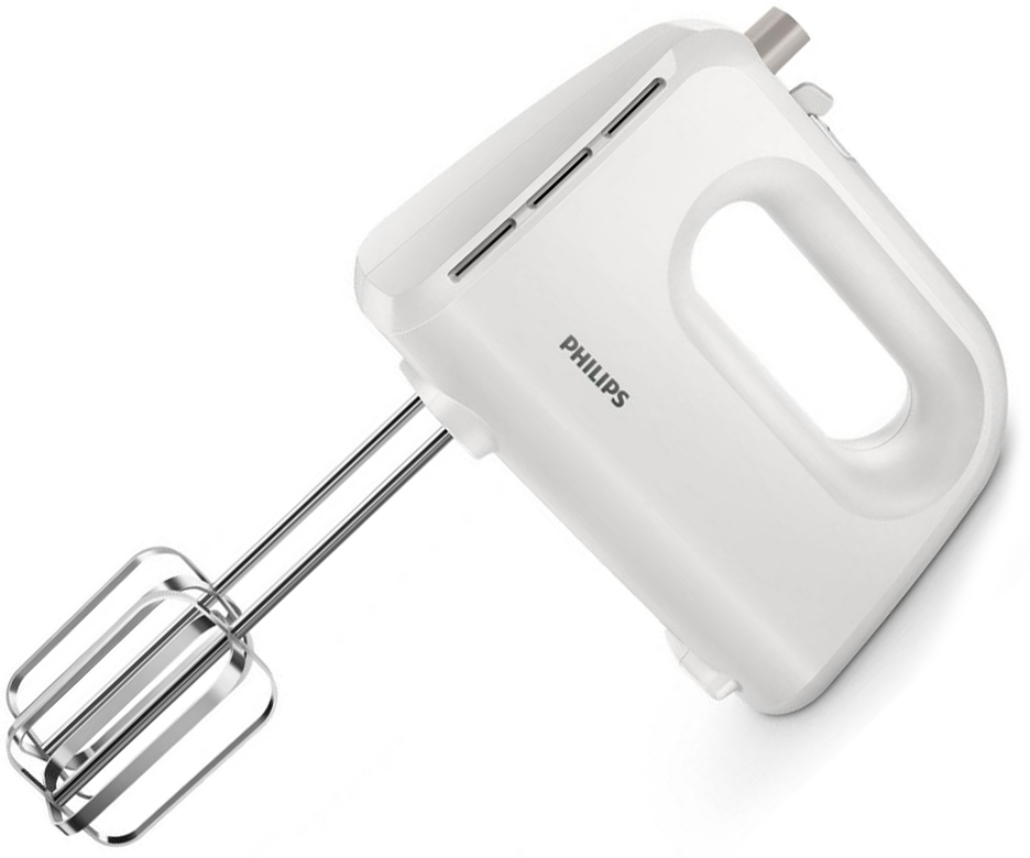 Миксер Ручной Philips HR370500 / 5 скоростей / Белый photo 1