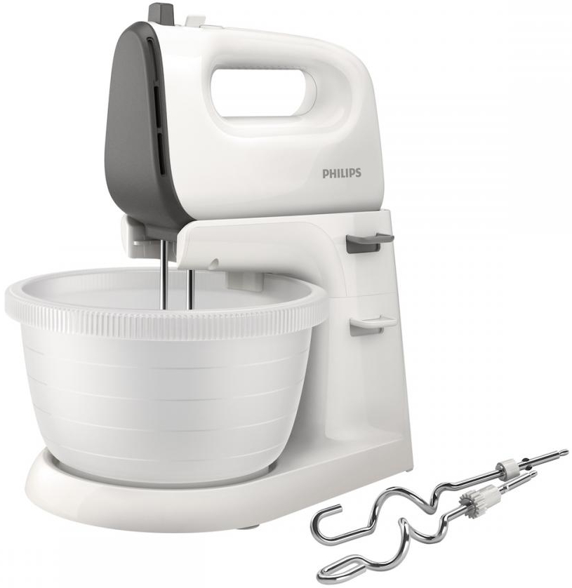 Миксер Стационарный Philips HR374500 / 5 скоростей / Белый photo 4