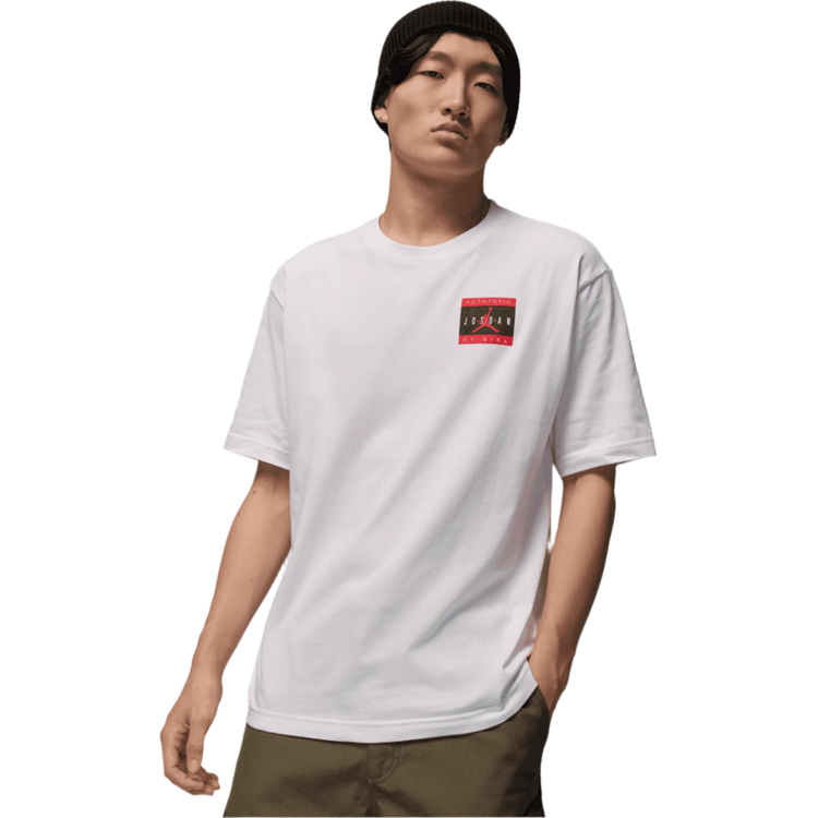 Tricou bărbătesc Nike M J BRAND AUTH JRDN SS CREW XXXL Alb photo 1