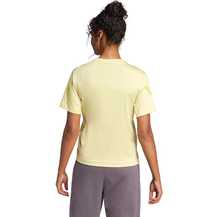 Tricou Adidas W Z.N.E. TEE XXS Galben Femei photo 3