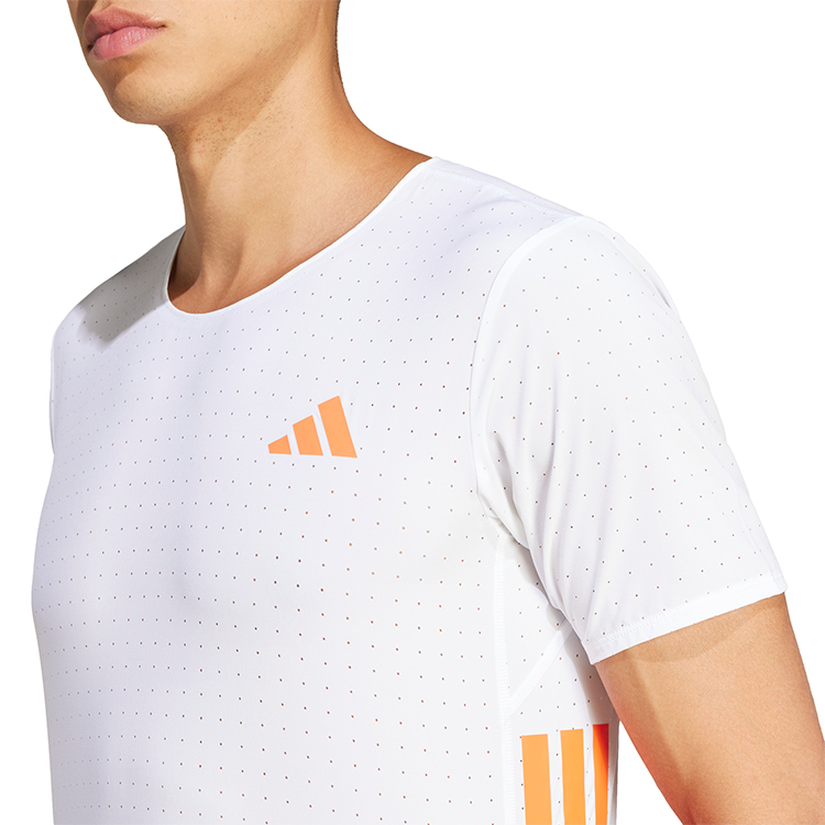 Tricou bărbătesc Adidas ADIZERO TEE M S Alb photo 5