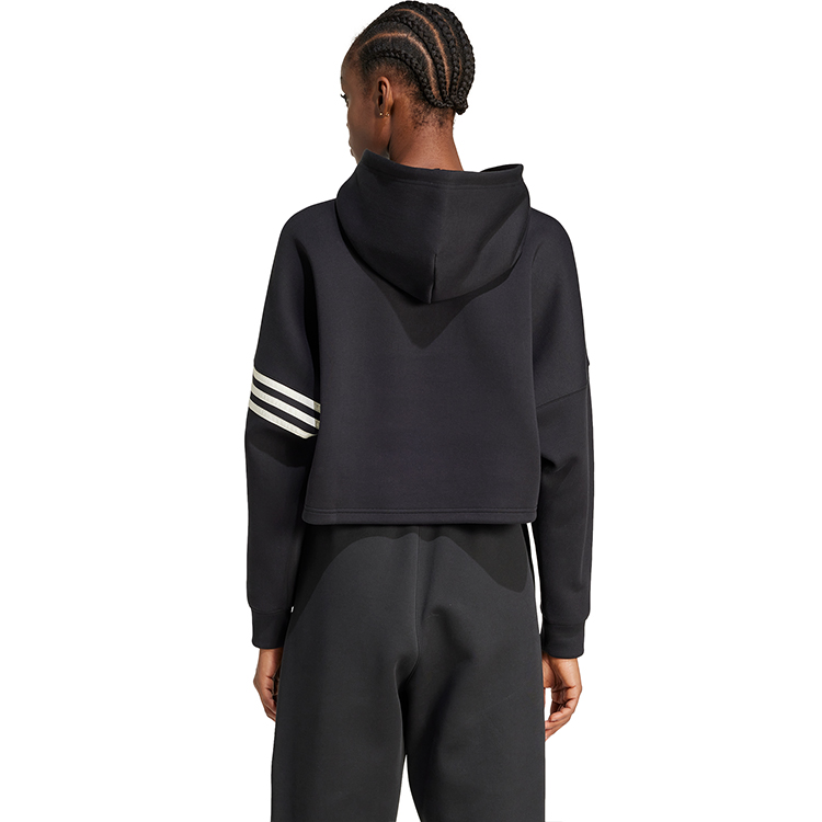 Hanorac Adidas NEUCL HOODIE XS Negru Femei photo 4
