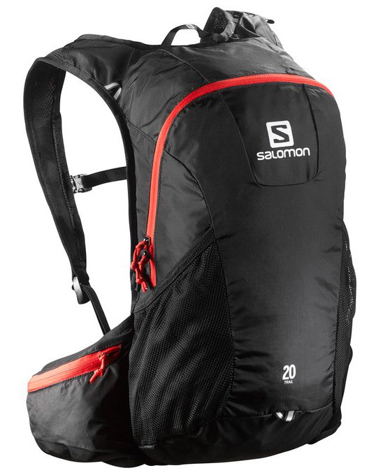 Сумка Salomon BAG TRAIL 20 Черный/Красный photo 1 Сумка Salomon BAG TRAIL 20 Черный/Красный photo 1