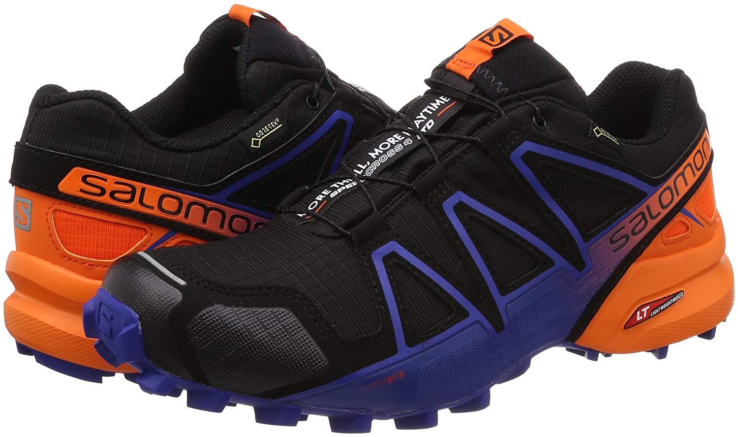 Incaltaminte Sport Salomon SPEEDCROSS 4 GTX pt Barbati / 44.5 / Negru-albastru photo 3