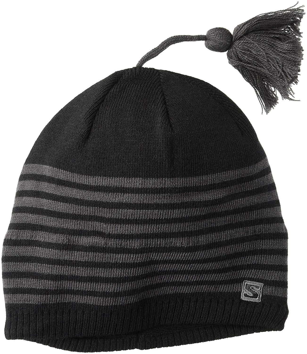 Caciula Salomon ESCAPE BEANIE Negru-gri photo 1 Caciula Salomon ESCAPE BEANIE Negru-gri photo 1