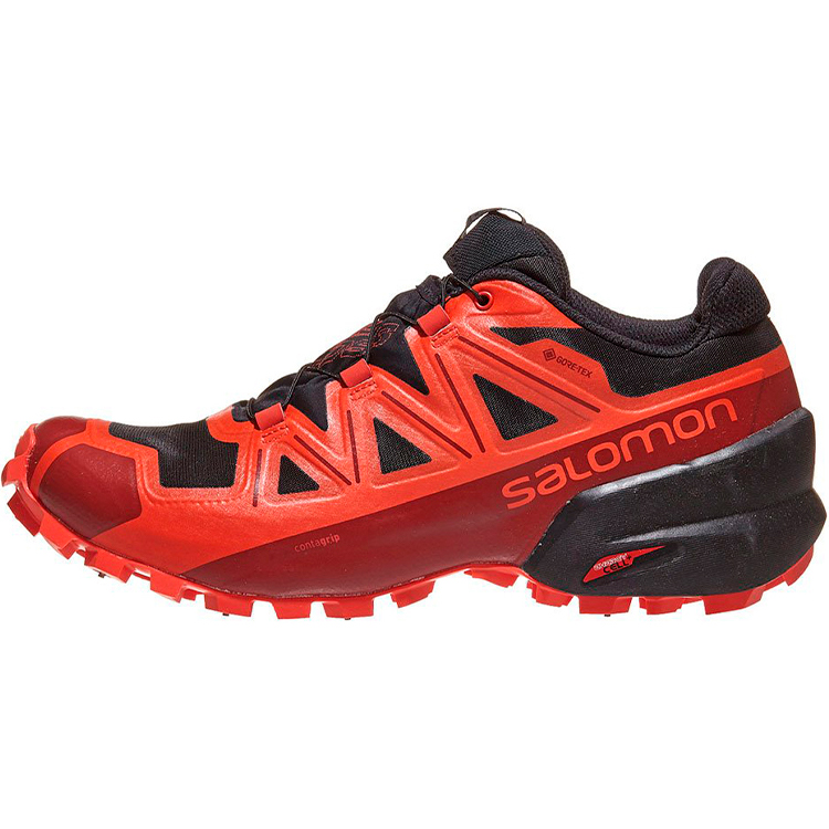 Кроссовки Salomon SPIKECROSS 5 GTX / Мужской / 42 / Черный/Красный photo 1