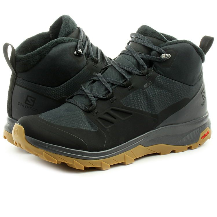 Ботинки Salomon SHOES OUTsnap CSWP / Мужской / 44 / Черный photo 3