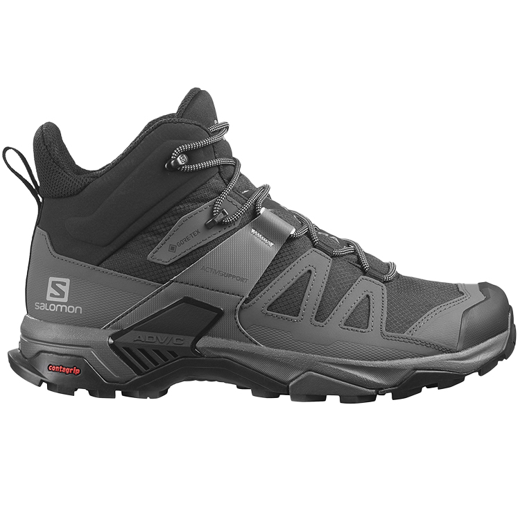 Ботинки Salomon X ULTRA 4 MID WIDE GTX / Мужской / 45.5 / Черный/Серый photo 2