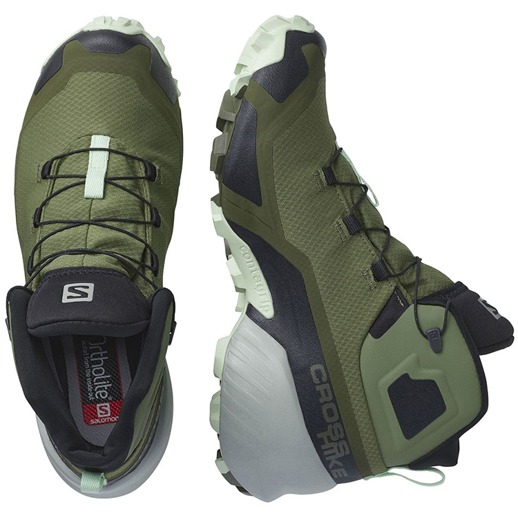Ботинки Salomon CROSS HIKE MID GTX W / Женский / 36.5 / Хаки photo 4