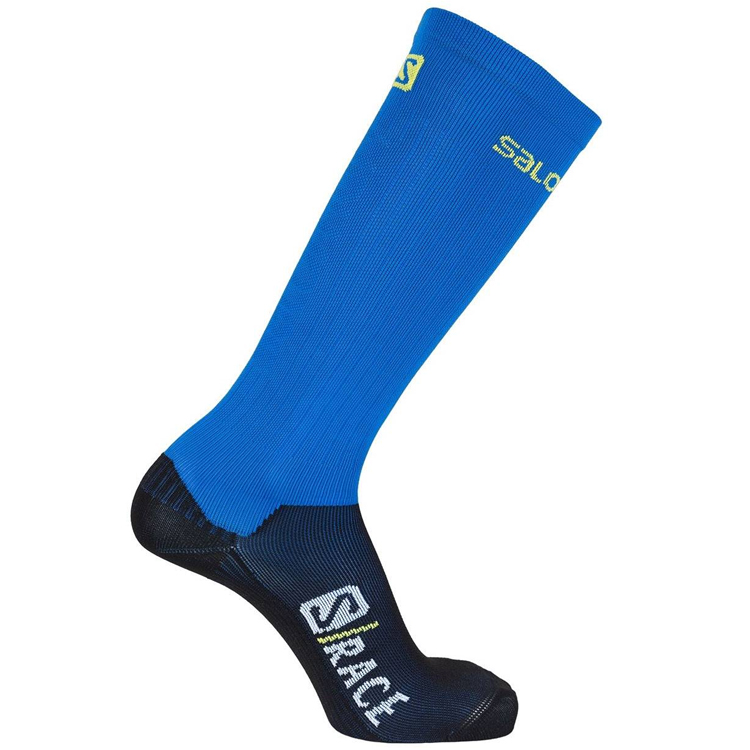 Носки Унисекс Salomon S/RACE TRANSCEND BLUE/SULPHUR 42-44 Синий/Желтый photo 1