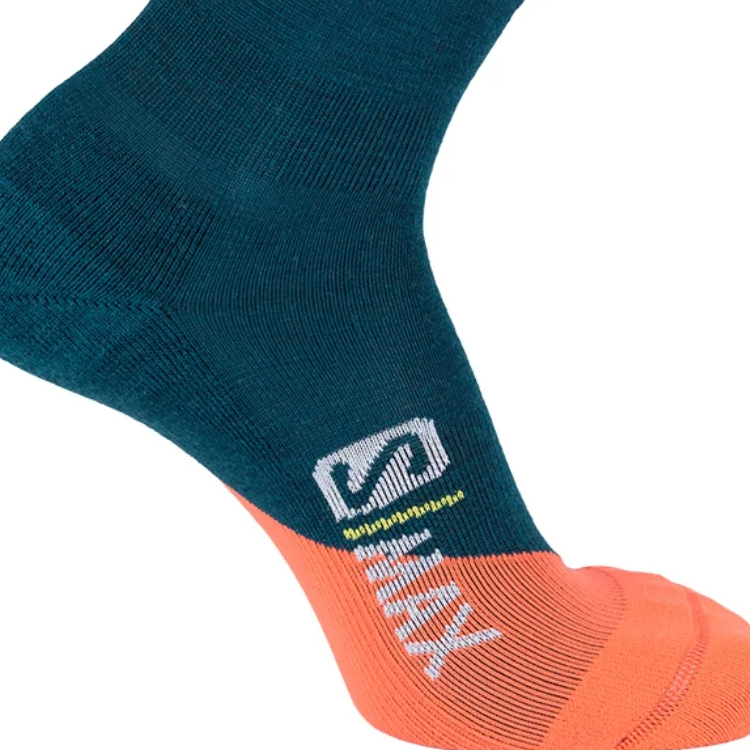 Носки Унисекс Salomon S/MAX Deep Lagoon/Shocking 36-38 Синий/Оранжевый photo 2