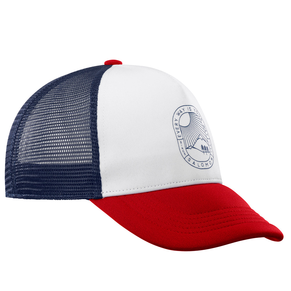Chipiu Salomon CAP SUMMER LOGO CAP M One size Alb photo 1 Chipiu Salomon CAP SUMMER LOGO CAP M One size Alb photo 1