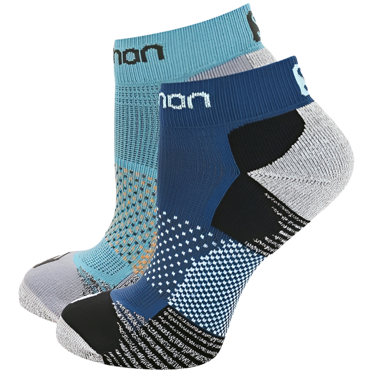 Носки Унисекс Salomon CROSS 2-PACK 42-44 Синий photo 1 Носки Унисекс Salomon CROSS 2-PACK 42-44 Синий photo 1