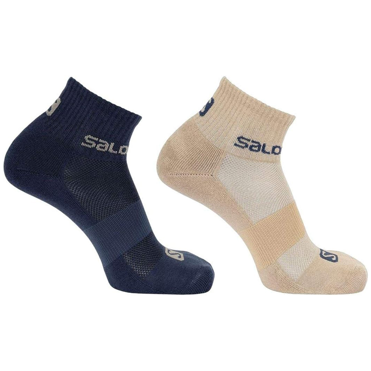 Sosete Unisex Salomon EVASION 2-PACK 42-44 Albastru-bej photo 2
