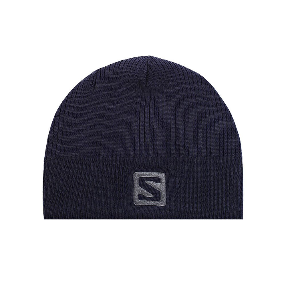 Шапка Salomon BEANIE LOGO photo Шапка Salomon BEANIE LOGO photo
